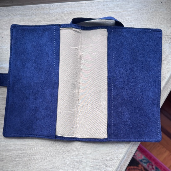 Royal Blue Suede Leather Journal /Book Cover - Picture 4 of 4